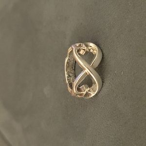 Tiffany & Co. Sterling Silver Paloma Picasso Double Loving Heart Ring Size 6